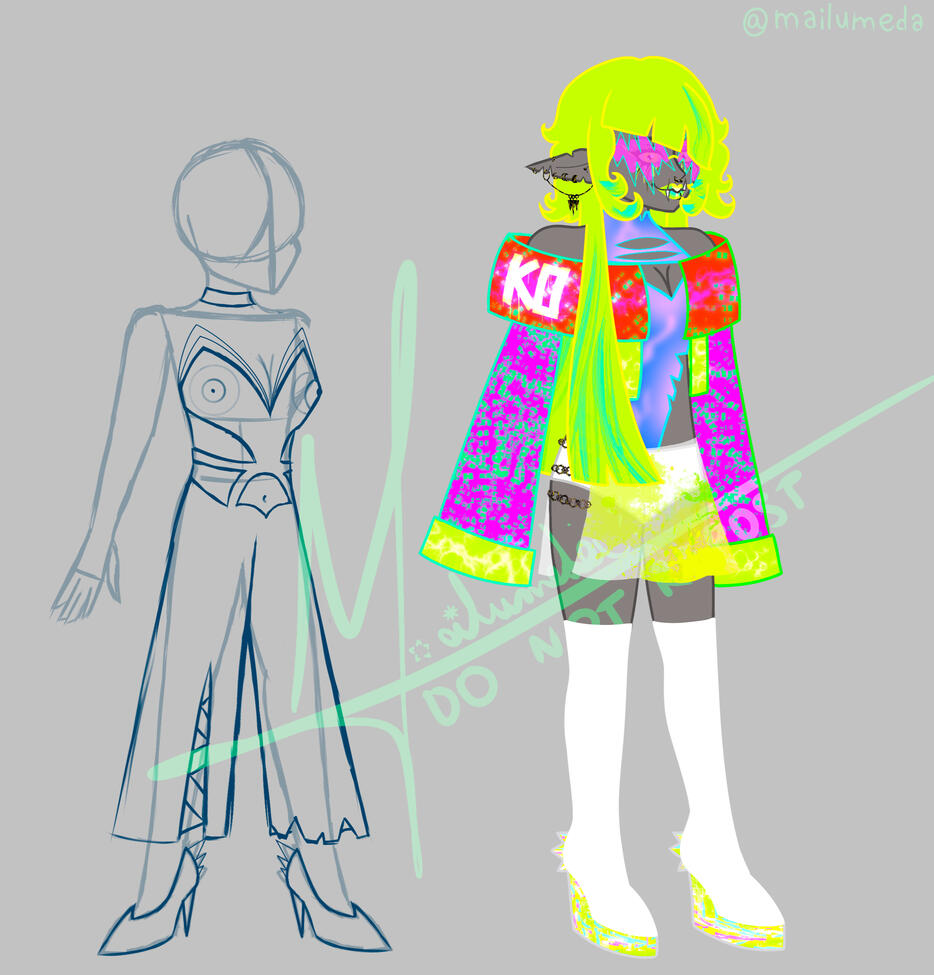 Splitter (Splatoon Salmonling) - Concept Art